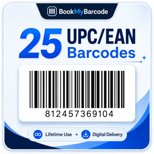 25 UPC/EAN Barcodes For Retail, Ecommerce, Quick Commerce & Export